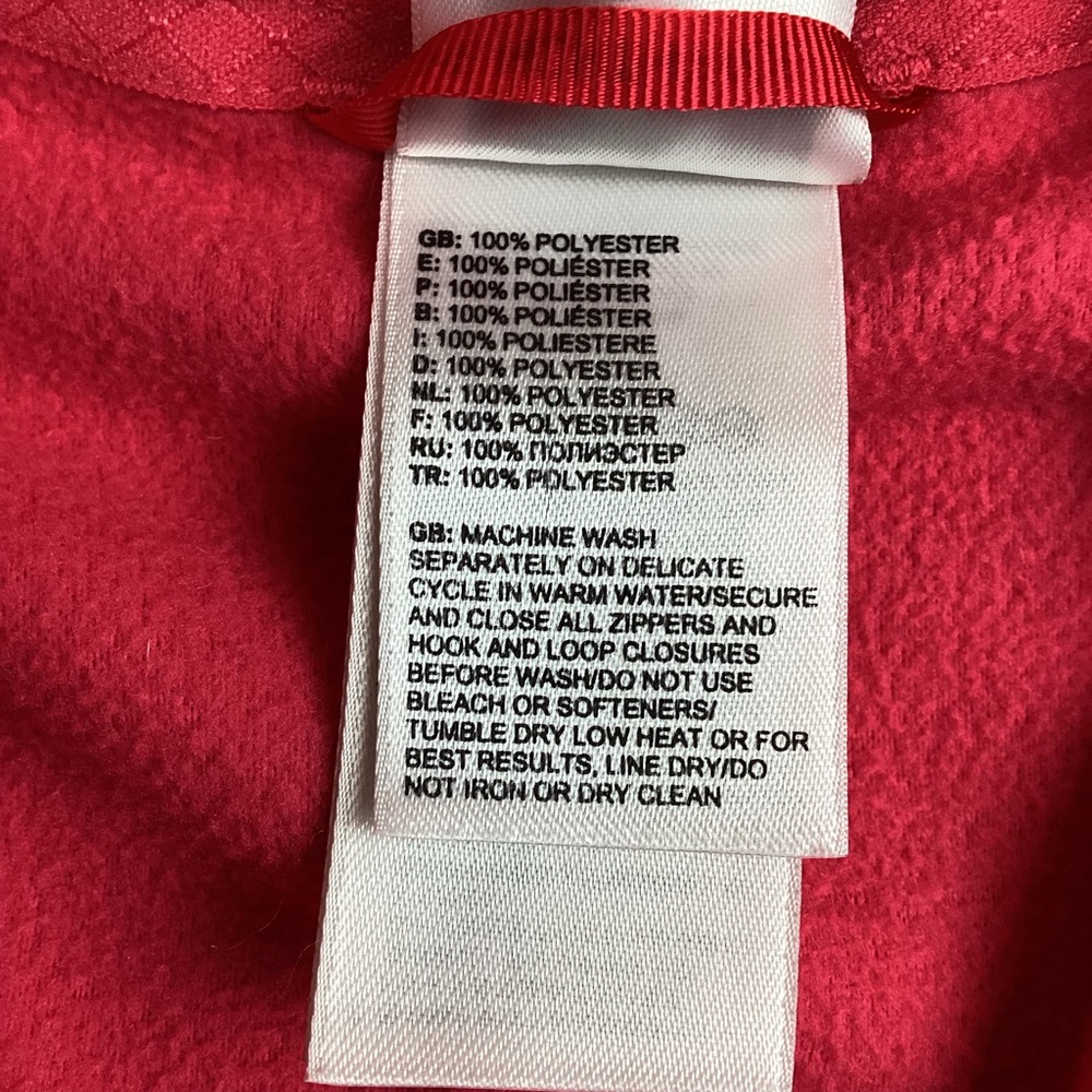 The North Face Fleece Pullover Coral Jacket - Picture 7 of 8